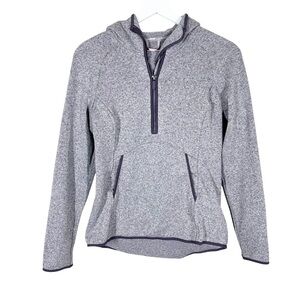Lululemon Fleece & Thank You Pullover Womens Size 8 Heathered Smoky Blush Hooded